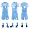 Novo Uniforme de Basquete Falso de Duas Peças Competição Secagem Rápida Uniforme de Equipe Uniforme de Aula de Treino de Estudante Roupa de Basquete Infantil Estampa DIY