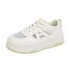 Ins Versión Coreana de Moda de los Nuevos Zapatos Forrest Gump para Mujer 2025 Verano Estudiante Deportes Transpirables Zapatos Casuales Suela Gruesa Aumentando la Altura W2030