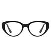 1270 Montura de Gafas Ópticas Ojo de Gato TR90 Ultraligera Celebridad Cibernética Lisas Anti-Luz Azul Gafas Planas Estilo Ins