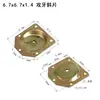 Iluminación para muebles conectores de patas de madera sujetadores de conexión para patas de mesa patas cilíndricas de madera superficies planas biseladas de ángulo recto piezas de hierro