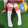 Medias de tres barras, calcetines de fútbol personalizados para niños, calcetines de rendimiento para estudiantes masculinos y femeninos de porristas, calcetines de rendimiento, calcetines al por mayor