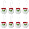 2026 Natal Bolas Coloridas de Pelo Falso de Coelho DIY Enfeites de Decoração para Árvore de Natal Feriado Bola de Pelúcia Transfronteiriça Novo Produto