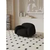 Sofá color crema para salón de belleza, sofá para sala de estar, adecuado para apartamentos pequeños, diseño de línea recta, estilo nórdico minimalista, sofá de recepción para tienda de ropa, sofá popular de celebridad de internet, sofá doble