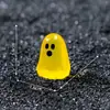Bestseller transfronterizo: Adornos de Halloween de fantasmas pequeños lindos y coloridos que brillan en la oscuridad, accesorios de decoración DIY para ambientación de escenas