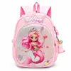 Mochila Escolar Transfronteriza 2026 Mochila Escolar de Jardín de Infancia Dibujos Animados Elsa Sirena Mochila de Cáscara Dura 3D
