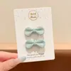Pinzas para el pelo dulces y lindas para niños, accesorios para el pelo de dibujos animados con lazo para niñas, pinzas versátiles para el flequillo lateral para niñas pequeñas