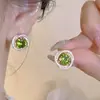 Pendientes de Clip Elegantes de Lujo Ligero con Borla Larga Sin Perforación Ojo de Gato Estrella Diamante Brillante Pendientes Elegantes de Estilo Frío Nicho