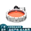Válvula Borboleta Pneumática para Pó BVF Válvula Borboleta para Poeira de Liga de Alumínio para Cimento DN100 150 200 250 300