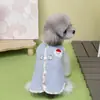 Ropa para Mascotas para Perros, Nuevos Productos de Otoño e Invierno, Oso de Peluche Bichón Perro Pequeño Mascota Gato Ropa, 25 Oso con Gorro Rojo Chaleco de Felpa