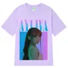 Camiseta Gráfica Retro de la Cantante Ayliva Unisex Camiseta Harajuku Manga Corta Holgada Ropa de los 2000s Oversize
