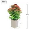 Flores Artificiais Transfronteiriças Flores Plásticas Milanesas Flores de Frutas Pequenas da Sorte Vasos de Flores Plantas Verdes Artificiais Plantas Aquáticas Bonsai de Flores Milanesas
