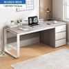 Habitación de Alquiler Mesa Larga Pequeña Hogar Mesa Larga Escritorio Doble Sencillo Escritorio para Computadora Escritorio Banco de Trabajo de Escritorio