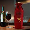 Bolsa de embalaje de vino tinto de lino de imitación de alta gama, bolsa de regalo para fiesta de cumpleaños, champán, bolsa con cordón, funda para botella de vino