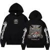 Sudadera con Gráfico de Logo de Helicóptero Costa Oeste Aliexpress Transfronterizo para Hombre Ropa Urbana Retro para Hombre Mujer Larga