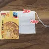 Bolsa de tela no tejida para filtro de hierbas para condimentos de sopa, bolsa para baño de pies, bolsita de té, bolsa para decocción de hierbas, bolsita de té para condimentos, bolsa desechable