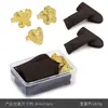 Dedal Grueso de Metal Vintage para Dedos para Uso en Casa, Presionador de Agujas, Enhebrador de Agujas de Coser a Mano, Herramientas de Costura en Caja de Hierro