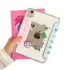 Funda Protectora de Dibujos Animados Tamagotchi para iPad Tablet Plegable en Y Pro con Ranura para Lápiz 11ª Generación Dura 13 pulgadas Mini/Air