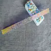 Regla de Mahjong Acrílica Regla Empuja Tarjetas Láser Colorida SP Hogareña Regla para Recoger Tarjetas Transparente