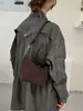 Bolso Cruzado de Gamuza y Felpa Estilo Coreano Temperamento Simple 2026 Nuevo Estilo Transfronterizo Bolso Lindo Casual Tipo Sobre Bolso de Hombro Único