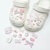 Lindos Accesorios Versátiles de Zueco con Lazo Hebilla de Zapato Desmontable DIY Decoraciones de Zapato de Dibujos Animados para Primavera y Verano