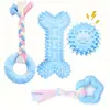 Juego de Juguetes para Mascotas Más Vendido Transfronterizo Perro Juguete Masticable de TPR Artefacto para Moler Dientes y Fortalecerlos Se Puede Combinar con Estilos