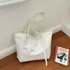 Bolsa de Axila para Viajeros de Gran Capacidad 2026 Verano Nicho Nuevo Estilo Moda Coreana Bolso Tote Bolso Simple Casual de Temperamento