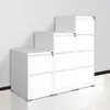 Caja de Tarjetas Archivador Colgante A4Fc Archivador Vertical de Documentos Archivador de Metal Tipo Cajón Resistente a Caídas Engrosado Almacenamiento Antirrobo