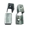 Fabricante Original Accesorios de Hardware Plug-In Agujero Único 20 Cuadrado Espesor 2 Diente de Inserción de Hierro Parche de Estampado de Metal Cuadrado