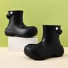 Botas de Chuva para Mulheres no Verão, Calçado Externo de Comprimento Médio, Botas de Chuva Antiderrapantes com Biqueira Larga, Calçado Externo Resistente ao Desgaste com Solado Espesso de Eva Respirável Impermeável Sapatos de Palhaço