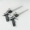 Pistola de Pegamento para Vidrio Transfronteriza, Recubierta Dura, Pistola de Pegamento Manual Metálica Giratoria, Ahorradora de Mano de Obra, Universal para Pegamento Blando