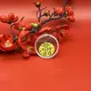 Populares Calcomanías para Teléfono Móvil de Oro Puro 999 de Buena Suerte, Calcomanías Doradas para Buena Fortuna, Regalos Navideños, Disponibles para Venta al por Mayor