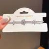Pulseira de Cruz com Zircônia Banhada a Ouro Real 18K Estilo Leve de Luxo Pulseira de Nicho de Alto Padrão Joia de Mão Simples da Moda para Mulheres
