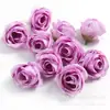 Flor de rosa flor de simulación uso de boda flor flor artificial capullo de flor flor de seda decoración hecha a mano material diy horquilla estilo bosque accesorios de cabeza de flor