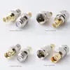 Adaptador coaxial RF de 4 peças SMASMBBNCNUHFMCXMMCXFTNC adaptador de áudio fêmea