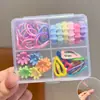 Pinzas y Gomas para el Cabello Especiales para Muñecas de Algodón, Materiales Hechos a Mano para DIY, Alta Elasticidad, Gomas para el Cabello No Dañinas para Muñecas que Lloran