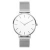 Reloj de Aleación para Pareja Deseo para Mujer PV Moda Banda de Acero Inoxidable Oro Rosa 783A-36 Reloj de Pulsera de Cuarzo