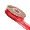 Fita de Malha de Cetim com Borda de 2,5cm Apenas Fita para Embalagem de Flores DIY Assar Bolo Laço Fita de Cetim Fita de Tule Buquê