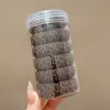 Elástico de Cabelo Grosso para Rabo de Cavalo Alto para Mulheres, Faixa de Cabelo Estilo Coreano, Corda de Cabelo para Meninas, Moda de Cabelo Meio Preso Acessório de Cabelo Elástico Durável