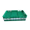 Precio de fábrica caja de huevos de codorniz caja de volteo de huevos de plástico bandeja para huevos de codorniz bandeja para huevos al por mayor Blanco Verde
