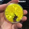 Adesivo de geladeira de metal com areia movediça casca em branco areia movediça colorida goblin pupila areia dourada tamanho grande pequeno redondo semicírculo cânhamo flutuante