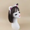 Diadema de Animal para Halloween Nueva Dibujos Animados para Niños Orejas de Gatito Tocado Fiesta de Graduación Disfraz Pinza para el Cabello Linda