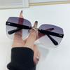 Nova Chegada Sem Moldura Cut-Edge Óculos De Sol Moda Ins Óculos De Sol Óculos De Sol Feminino De Alto Nível Sentido TikTok Mesmo Estilo Óculos De Sol Na Moda