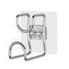 Estante para lavabo sin costuras gancho sin costuras sin perforaciones estante de almacenamiento para lavabo de cocina y baño gancho adhesivo para lavabo colgante de baño e inodoro