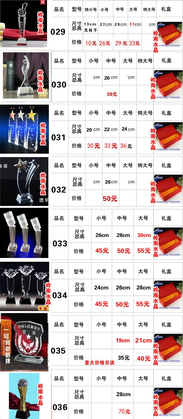 奖杯价格 4