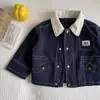 Chaqueta de Mezclilla para Niños Estilo Otoñal Moda Callejera Elegante Ropa de Otoño para Niños Nuevas Sudaderas de Otoño para Niños Ropa para Niños