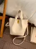 Bolsa Balde Retrô de Nicho Estilo Coreano 2026 Nova Moda Bolsa de Mão de Alto Valor Simples para Ombro e Transversal