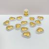 Ouro incrustado jade saco pingente 4D imitação Hetian jade saco pingente colar de jóias masculinas e femininas ao vivo vai vender presentes