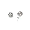Pasador de Bloqueo Automático Broche de Mariposa Multifuncional Imperdible Broche de Cuello Hebilla de Pin de Metal Insignia Broche Hecho a Mano Accesorios DIY