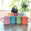 Taza Estilo Japonés Ceñida a la Cintura, Taza de Hueso, Taza Retro Pequeña Ceñida a la Cintura, Taza de Café para Hombres y Mujeres, Taza de Cerámica para Parejas