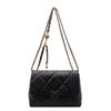 Nuevo de primavera cadena de rombos grandes estilo Chanel bolso elegante para mujer hombro bandolera portátil gran capacidad pequeña bola dorada bonito
